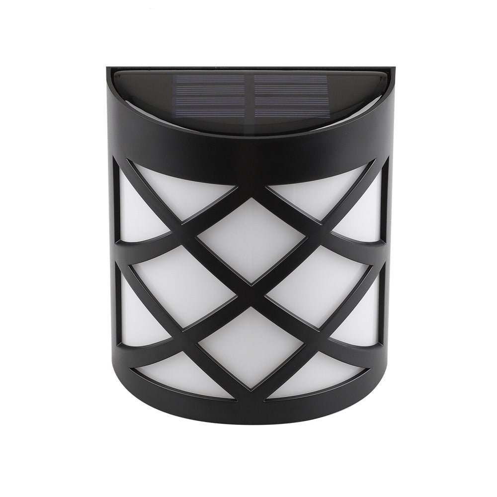 6 LED Outdoor Solar Wall Lights Garden Step Bright Light - NuSea