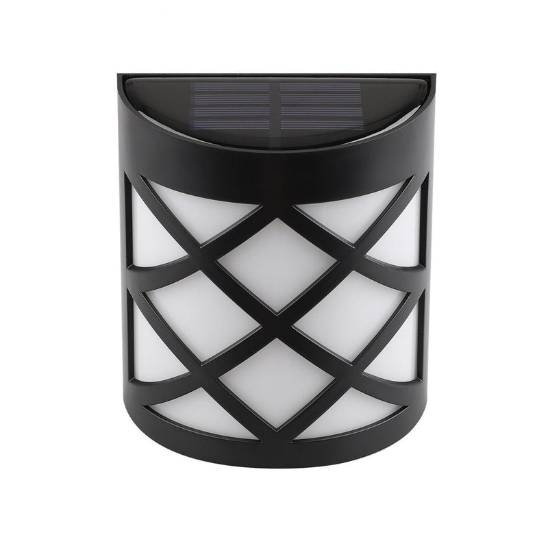 6 LED Outdoor Solar Wall Lights Garden Step Bright Light - NuSea