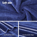 6 Pack Bath Towels Set Cotton Towel Navy - NuSea