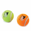 6 Pack Squeaking Tennis Ball - 6.5cm Squeaky Dog Puppy Play Fetch Outdoor Toy - NuSea