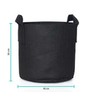 6 Pck 10 Gallon Fabric Flower Pots 38L Garden Planter Bags Black Felt Root Pouch - NuSea