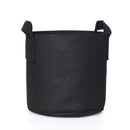 6 Pck 10 Gallon Fabric Flower Pots 38L Garden Planter Bags Black Felt Root Pouch - NuSea
