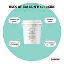 600g Food Grade Calcium Hydroxide Powder Tub FCC Hydrated Slaked Pickling Lime - NuSea