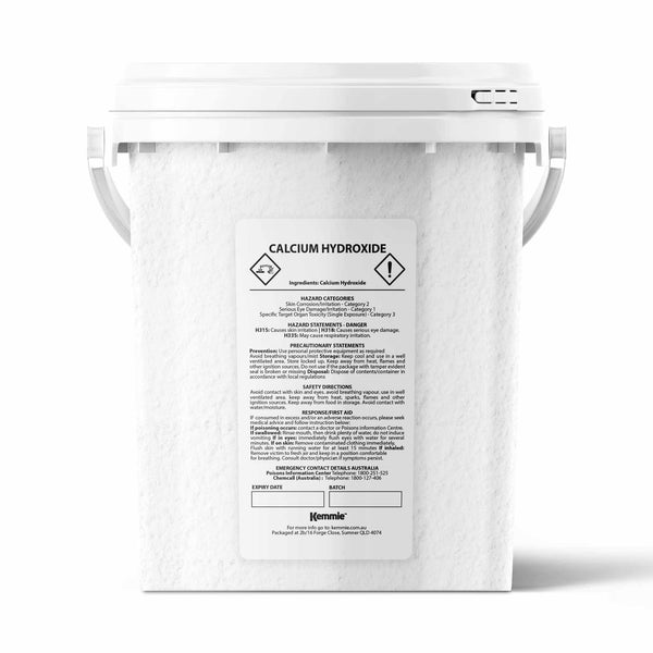 600g Food Grade Calcium Hydroxide Powder Tub FCC Hydrated Slaked Pickling Lime - NuSea