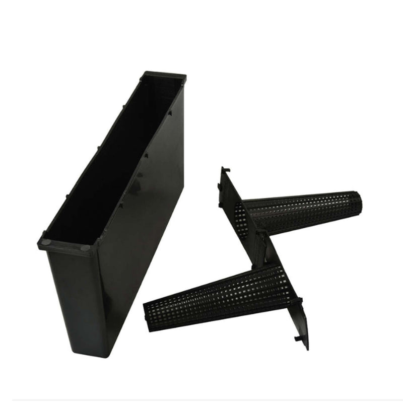 6.5L Bee Frame Deep Feeder Plastic Water Sugar Syrup Feeding Ladder Beekeeping - NuSea