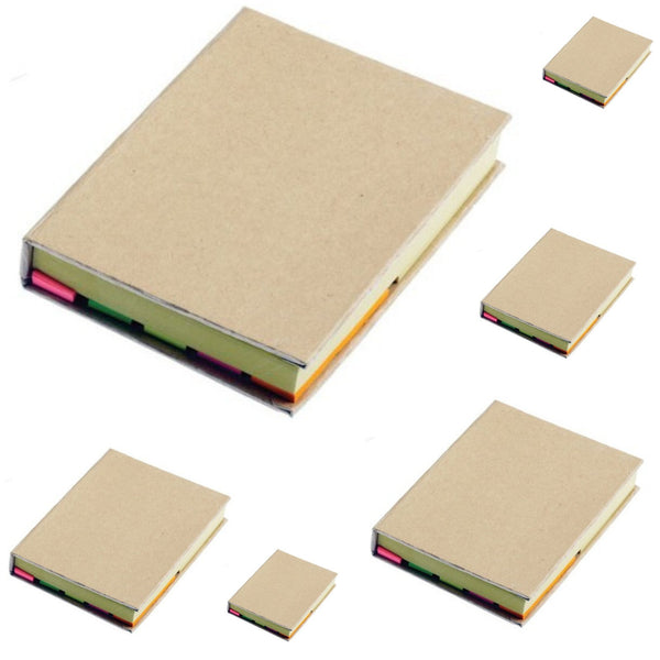 6x Post It Notebook Journal Sketchbook Pad Notepad Note Book - Beige - NuSea