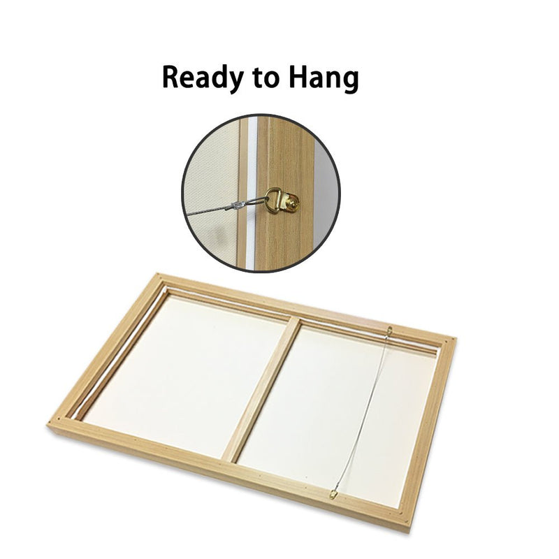 70cmx70cm Coming Spring Square Size White Frame Canvas Wall Art - NuSea
