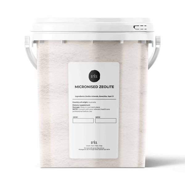800g Pure Micronised Zeolite Powder Mineral Tub - Micronized Volcamin - NuSea