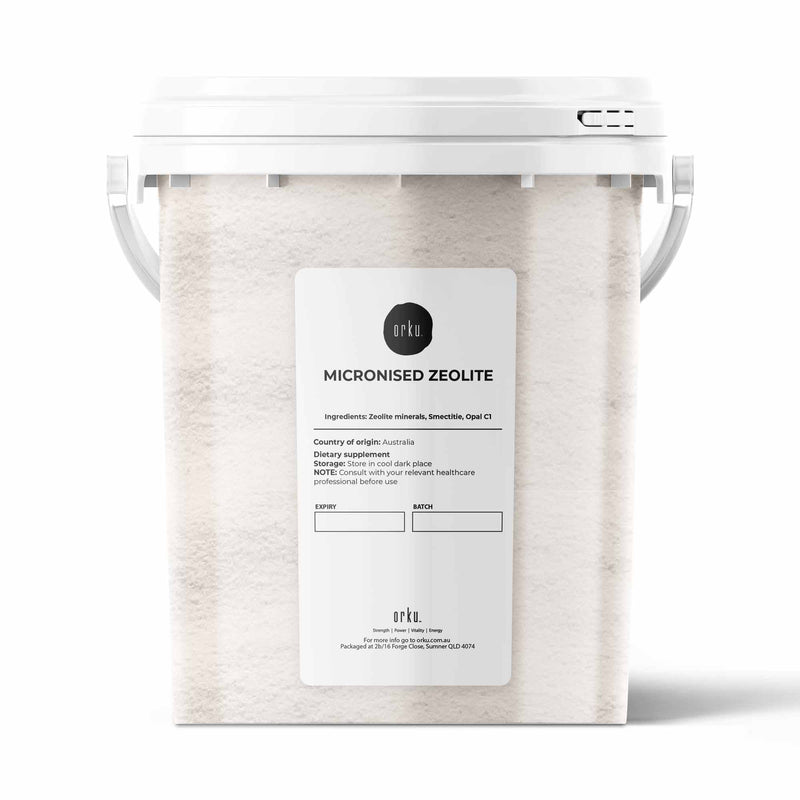 800g Pure Micronised Zeolite Powder Mineral Tub - Micronized Volcamin - NuSea