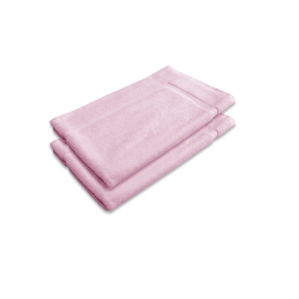 800GSM Set of 2 Cotton Bath Mat Pink - NuSea