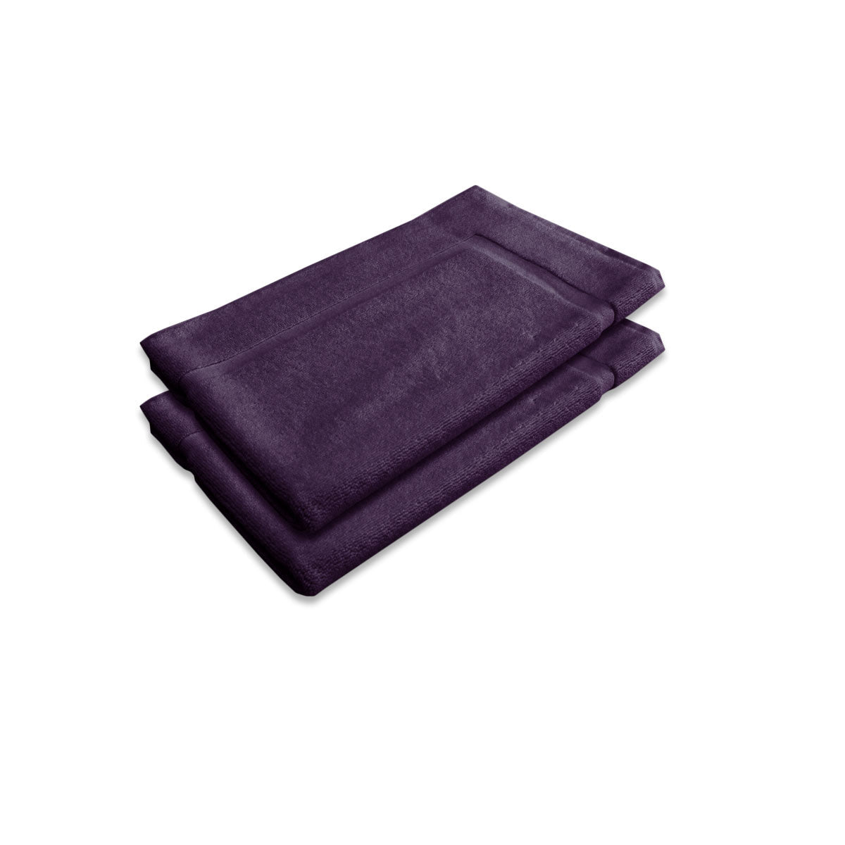 800GSM Set of 2 Cotton Bath Mat Plum - NuSea