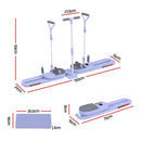 Everfit Abdominal Trainer Machine Core Glider Split Home Gym Equipment Purple