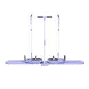 Everfit Abdominal Trainer Machine Core Glider Split Home Gym Equipment Purple