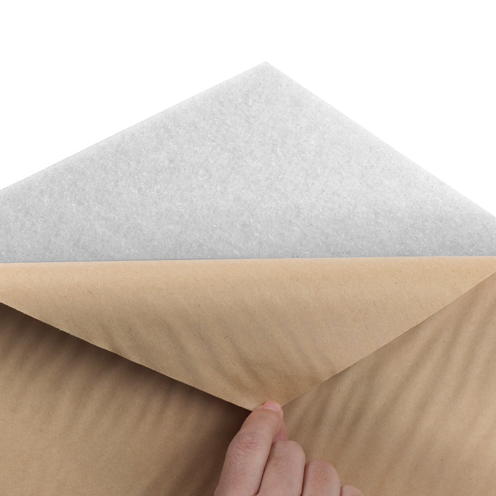 Alpha Acoustic Foam 12pcs 35x30x0.9cm Soundproof Absorption Panel Adhesive White