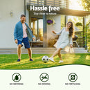 Prime Turf Artificial Grass Turf Rug Fake Grass 2 Rolls 15mm Height 50cm x 2m Indoor Outdoor Synthetic Grass Mat Carpet with Drainage Holes Plastic Plant