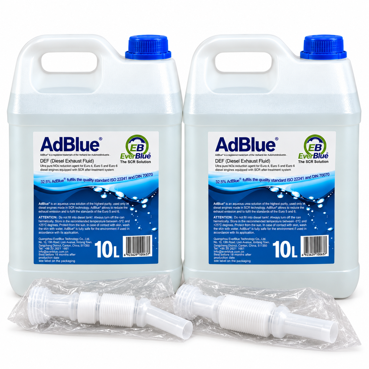 2 x 10L AdBlue Diesel Exhaust Fluid DEF AUS 32 VDA Certified