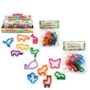 SILICONE BUDDY BANDZ (6 PER PACK) -2 ASSORTS: FANTASY +ZOO ANIMALS X2