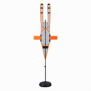 Basketball Defender Dummy 155-275cm Adjustable Shooting Passing Training Mannequin Black Orange
