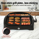Grillz 1950W Electric BBQ Grill Non-stick Plate for Indoor Outdoor