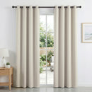 Artiss Blockout Curtains 2X 132x213cm Thermal Insulated Eyelet Drapes Beige