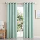 Artiss Blockout Curtains 2X 132x213cm Thermal Insulated Eyelet Drapes Green