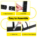 Weisshorn 3 Bike Floor Stand Rack Fits 20"-29" MTB Tires for Garage Storage