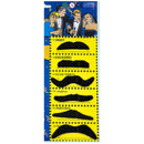 Party Mustache Black and colourful