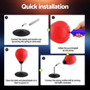 Everfit Desktop Punching Boxing Bag Stand Set with Pump Swivel Speed Balls