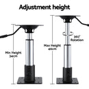 Seamanship Boat Seat Pedestal 34-46cm Adjustable Gas Lift 360 Degrees Swivel