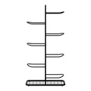Everfit Ball Storage Rack Sports Equipment Organizer 7-Tier Holder for Garage Gym Black