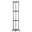Everfit Vertical Ball Storage Rack with Wheels Sports Equipment Organiser