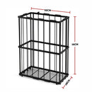 Everfit Ball Storage Rack Elastic Rope Ball Rack Wall Mounted & Floor Organizer
