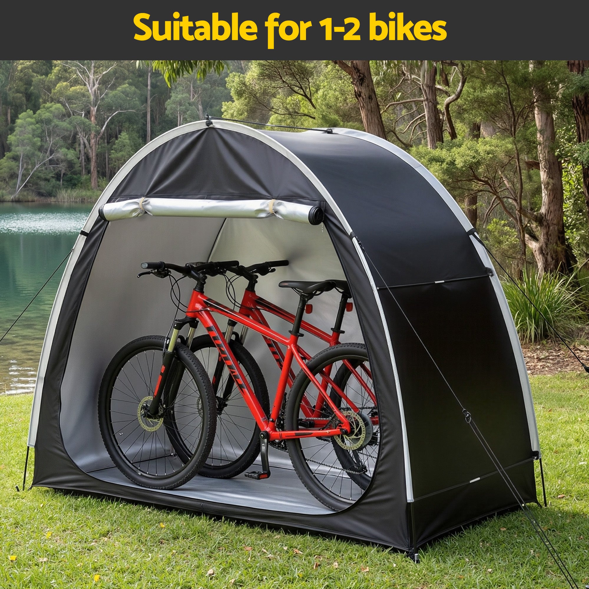 Giantz Bike Storage Tent Waterproof Outdoor UV Protection Shelter w/ Large Space