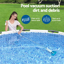 Bestway Pool Cleaner 2 Cleaning Heads Vacuum 6m Hose 1.9m Aluminium Pole