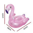 Bestway Kids Flamingo Rider Ride On Float Floating Seat Pool Lounger 1.27Mx1.27M