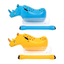 Bestway Kids Rhino Inflatable Ride-On Pool Float Toy Set of 2 with Boppers