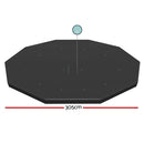 Bestway Pool Cover Fits 3.05m Round Above Ground Swimming Pool PVC Blanket