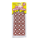 8 shots star ring caps for toy cap gun total 144 shots