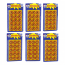 6 Cards of 8-Shot Ring Caps – 144 Shots Each, Total 684 Shots – Toy Gun Cap Refills
