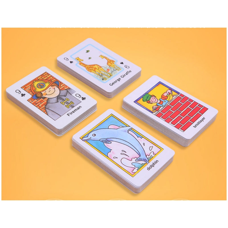 Educational children card games Crazy Eight Hearts Old Maid Fish