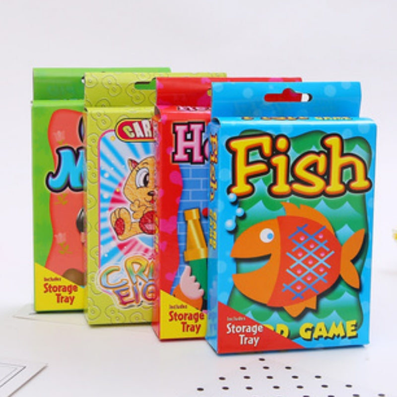 Educational children card games Crazy Eight Hearts Old Maid Fish