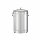 Gardeon Compost Bin Kitchen Countertop Food Waste Caddy 6L Silver