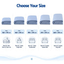 Giselle Cooling Blanket 210cm x 210cm Queen Summer Quilt Sleepers Double Sided