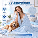 Giselle Cooling Blanket 210cm x 210cm Queen Summer Quilt Sleepers Double Sided
