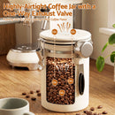 5-Star Chef 1.8L Stainless Steel Coffee Bean Storage Container Coffee Canister