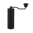 Devanti Manual Coffee Grinder with 24 Adjustable Settings | Hand Coffee Bean Burr Mill for Espresso French Press | Portable Stainless Steel Quiet Grinder with Storage Bag for Travel Camping, Black