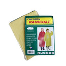 2 PCs of PEVA CHILDS' RAINCOATs fits 7~12years
