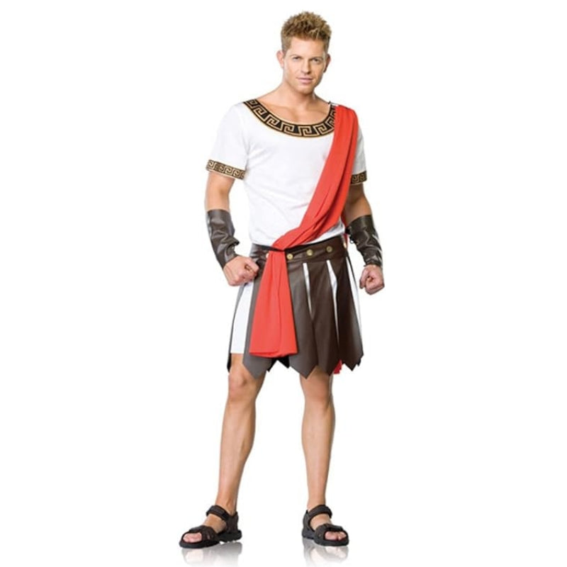 Men's Caesar Costume Roman Fancy Dress Party - NuSea