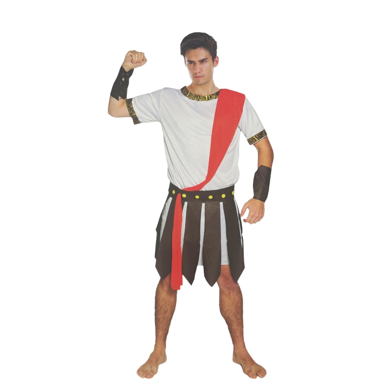 Men's Caesar Costume Roman Fancy Dress Party