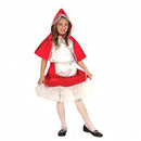 Little Red Riding Hood Crinoline Cosplay Girls Halloween Fancy Dress Up Costume